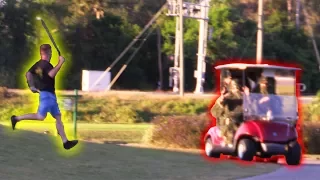 STEALING GOLF CARTS WITH NELK IN GHILLIE SUITS PRANK!! | JOOGSQUAD PPJT