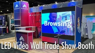 Tradeshow LED Video Wall - Mobile Apps Unlocked 2022 in Las Vegas at MGM Grand