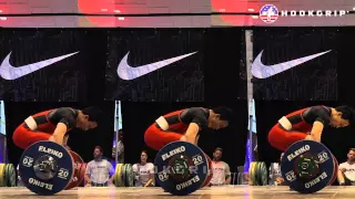 Alex Lee (69) - 128kg Snatch & 172kg Clean and Jerk @ 2015 USAW Nationals