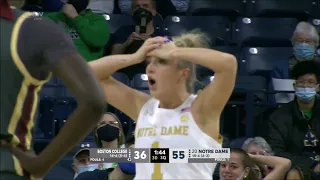 Ref Calls Technical Foul On Dara Mabrey Just For Saying "AND 1" After Making Shot | #20 Notre Dame