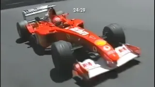 Michael Schumacher - Monaco 2002 aggressive pole lap 50FPS