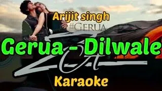 Gerua - Dilwale Karaoke Arijit singh#gerua