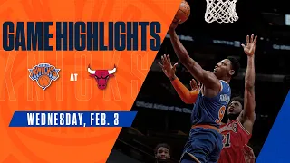 New York Knicks Highlights vs  Chicago Bulls