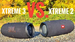 JBL XTREME 3 VS. JBL XTREME 2 | BASS TEST 100% VOLUME !!!