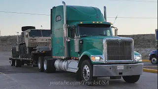 Truck Drivers seen with various loads on an Arizona highway, Truck Spotting USA