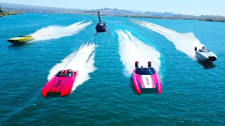 Fast Boats Race up the River! Summer Kicks off in Lake Havasu