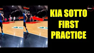 WATCH: Kai Sotto joins Gilas Pilipinas' team practice on Friday for the 4th window of FIBA WCQ.