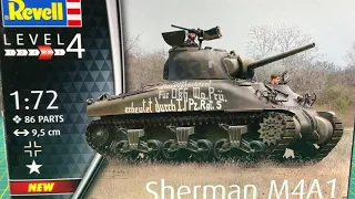 Ідеальний подарунок для дитини! Огляд збірної моделі Sherman M4A1 від Revell 1:72