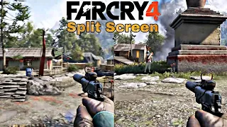 Same Outpost in Different Style || Far Cry 4 in Split Screen Mode