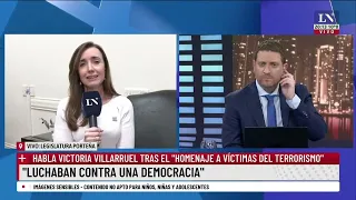 Victoria Villaruel: "Carlotto con esa cara de abuelita buena ha justificado el terrorismo"