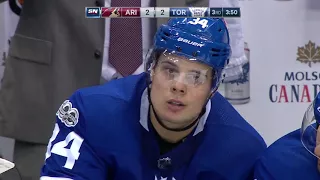 Auston Matthews Disallowed Goal. 11/20/2017 (Arizona Coyotes vs Toronto Maple Leafs)