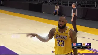 LeBron Acts Like It's No Big Deal After Hitting Two Big Threes In 2OT Win vs. Pistons