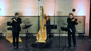 Claude Debussy,  Sonate pour Flûte, Alto et Harpe. Sonata for Flute, Viola and Harp