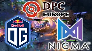 OG vs NIGMA - DREAMLEAGUE S14 EUROPE DPC 2021 DOTA 2