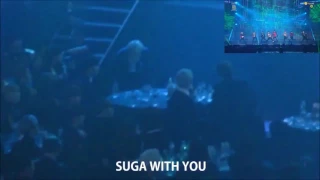 BTS reaction to EXO's Lucky One+Monster @SMA