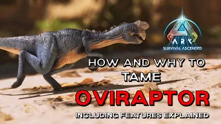 How and Why to Tame Oviraptor| including New Features and Abilities - Ark Survival Ascended