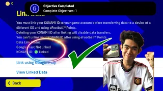 How To Link eFootball Konami ID with Gmail