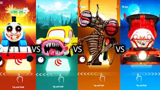 Tiles Hop Edm Rush | Thomas the Train Exe vs Car Eater vs Siren Head vs Choo Choo Charles