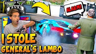 GTA 5 Real Life Mod 🚗 I stole a Lambo from Military Base General! #GTA5RealLifeMod #GTA5Mods