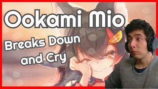 Reacting to Ookami Mio - Confessing Her Feeling and Cries【Hololive】