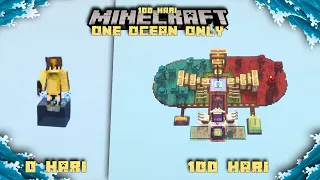 100 Hari di Minecraft tapi One Ocean Only