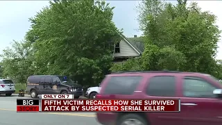 Survivor of suspected serial killer talks about attack, how she made it out of vacant house alive