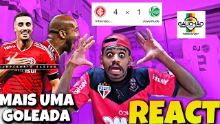 INTER TA NA FINAL!! | REACT-REAÇÃO:INTERNACIONAL 4X1 JUVENTUDE