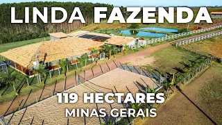 LINDA FAZENDA PARA PECUÁRIA DE 119 HECTARES | R$ 4.000.000,00