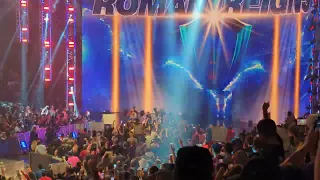 6/17/22 WWE SMACKDOWN - Riddle vs Roman Reigns title match entrances at Target Center Minneapolis