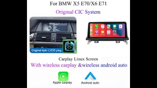 Обзор на монитор "10,25 Linux для BMW E71 с Android Auto и Apple CarPlay