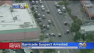South L.A. Barricade Suspect Arrested
