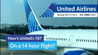 FLIGHT REPORT | United ECONOMY | Boeing 787-9 | Singapore - San Francisco | March 2023