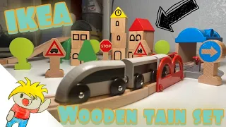 [Review] IKEA-LILLABO-45 piece Wooden train set