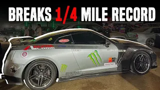 GTR BREAKS 1/4 MILE RECORD AT THE VALLEY RUN 2022!