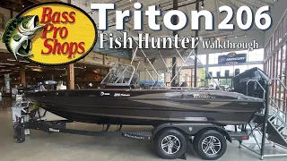 Best Fishing and Family Boat I have Ever Seen! Bass Pro Shop Boats! Triton 206 FishHunter!