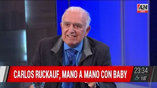 Carlos Ruckauf mano a mano con Baby Etchecopar: "Lo de Chaco es un 'basta'"