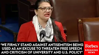 BREAKING NEWS: Rashida Tlaib Praises Pro-Palestinian Encampments On College Campuses