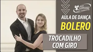 Passo de Bolero - Trocadilho com giro - Aula de Dança