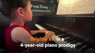 Meet Brigitte Xie, the 4-year-old piano prodigy