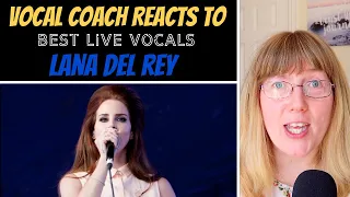 Vocal Coach Reacts to Lana Del Rey's Best LIVE Vocals