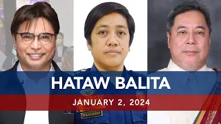 UNTV: HATAW BALITA | January 2, 2024