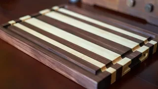 Make an Edge Grain Cutting Board (With Routed Juice Grooves and Handles)