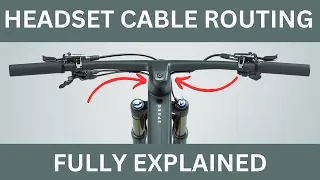 How MTB Headset Cable Routing Works