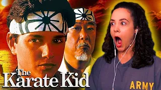 first time watching *THE KARATE KID*