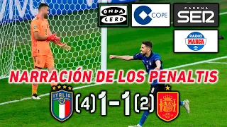 PENALTIS ITALIA-ESPAÑA | ASÍ SE NARRÓ EN LAS RADIOS ESPAÑOLAS