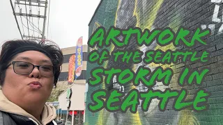 Seattle storm artwork walk tour