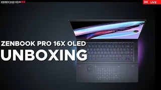 ASUS Zenbook Pro 16X OLED (UX7602) (2023) - Live Unboxing