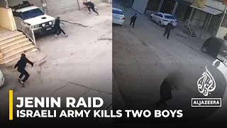 Israeli army kills two boys during raid on Jenin