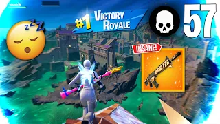 57 Elimination Solo Vs Squads Gameplay Wins (Fortnite Season 2 + Keyboard Sounds)