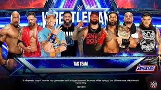 Team BABYFACE vs. Team HEEL  | 4v4 Tag Team Elimination Match | WWE 2K23 | Ultra Realistic Graphics